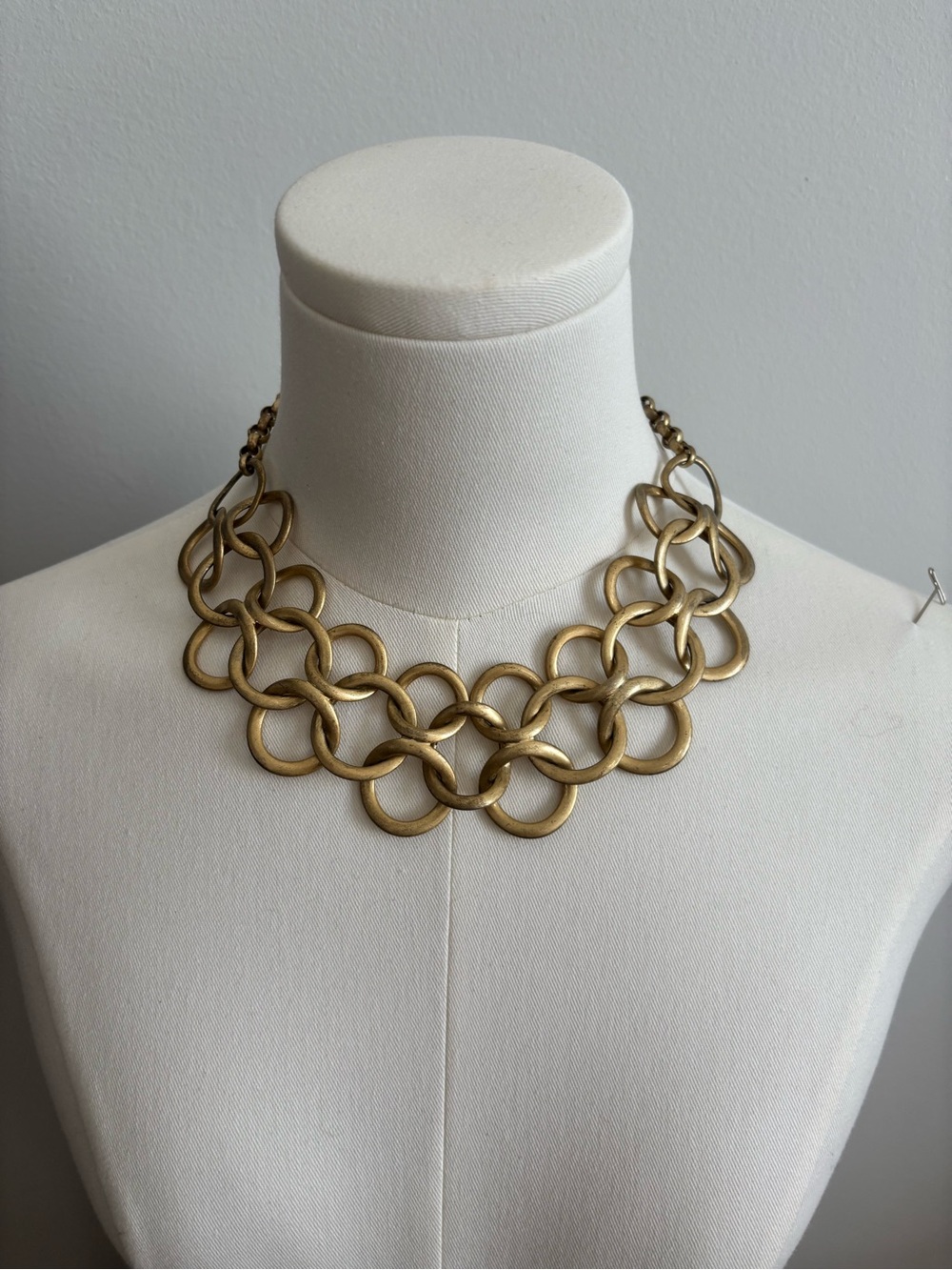 Stella and Dot Gold Statement Link Chain Necklace - Women Jewelry